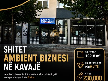 Negozio in Vendita a Kavajë - 303316€ | 122 m²