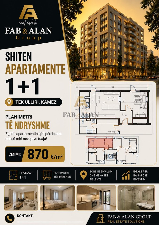 SHITEN APARTAMENTE 1+1