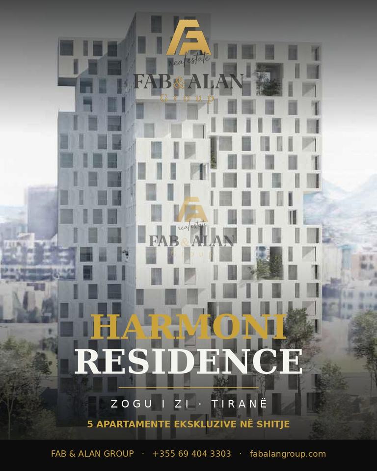 Appartamento 2+1 In Vendita a Harmoni Residence, vicino all'ex Campo di Aviazione, Tirana - 165813€ | 87 m²