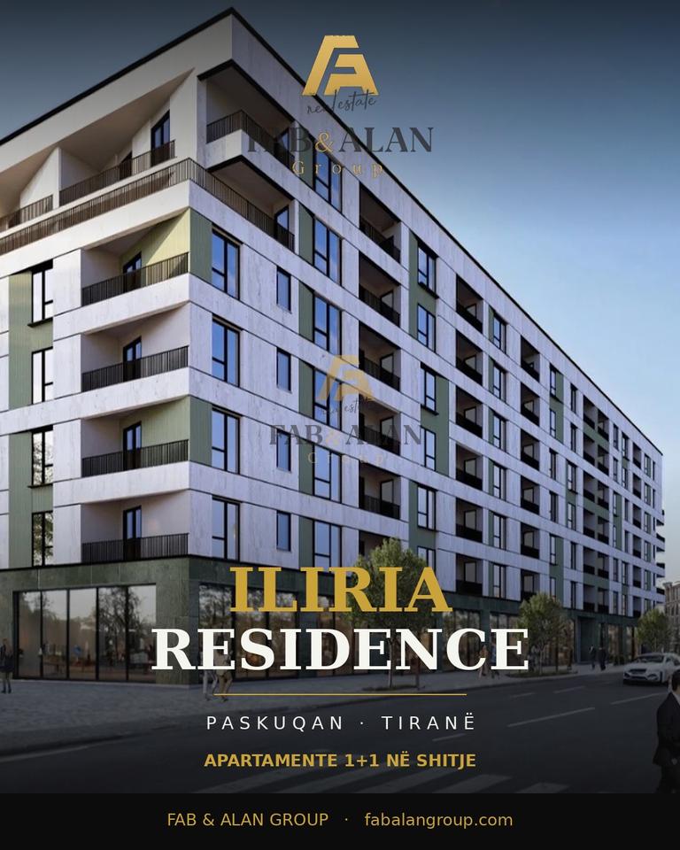 Apartament 1+1 Për Shitje ke Iliria Residence në Paskuqan, Tiranë - 78,117€ | 60 m²