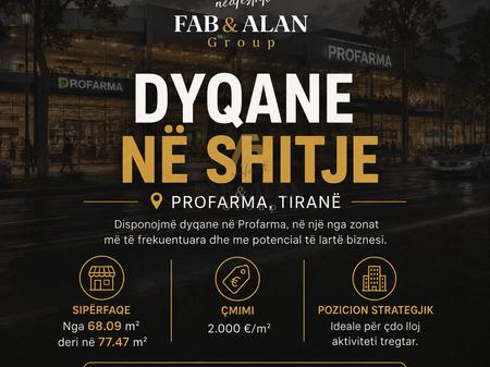  Dyqan në shitje – Profarma, Tiranë 