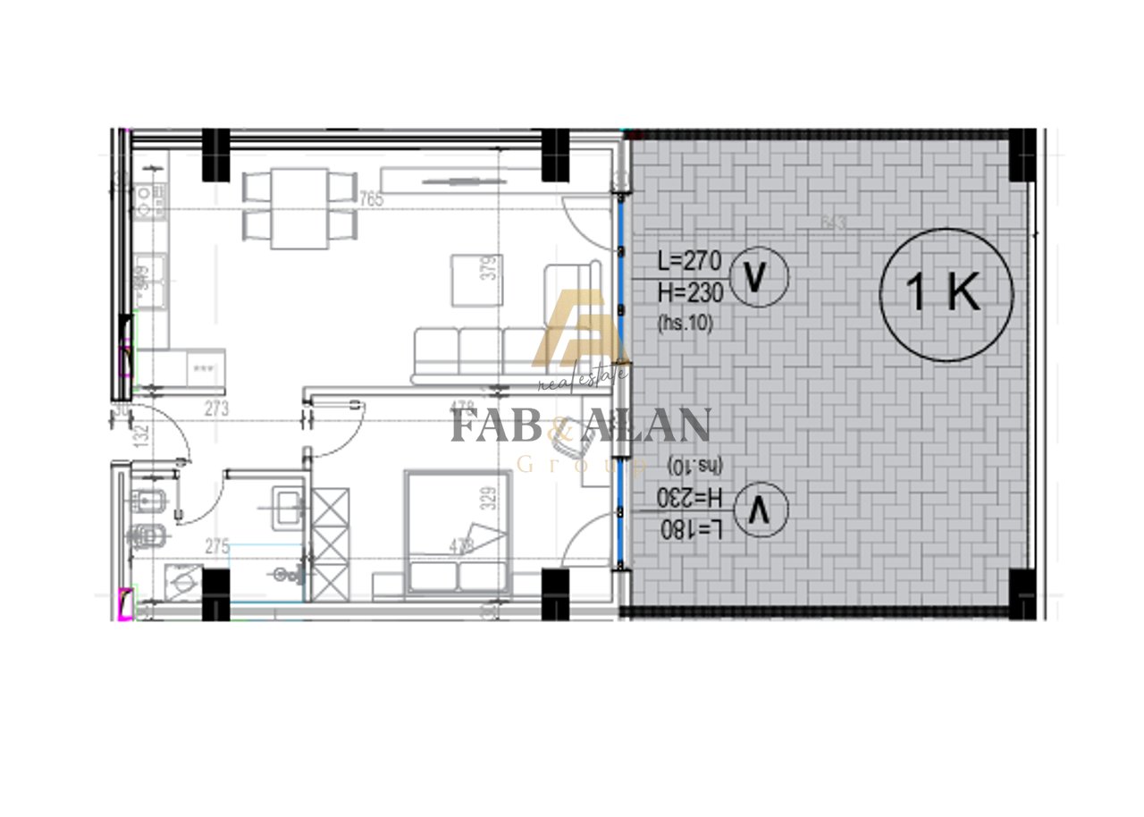 🏡 Shitet Apartament 1+1 – Kodra e Diellit 2, Tiranë