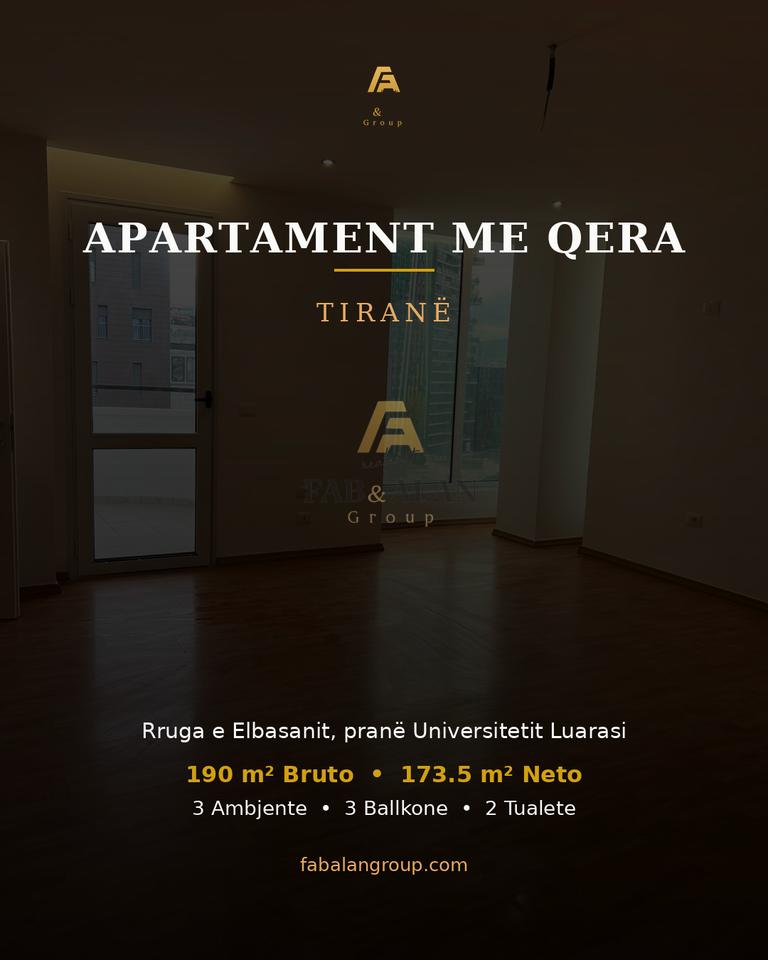Appartamento 3+2 In Affitto in Via Elbasan, Tirana – 2145€ | 190 m²