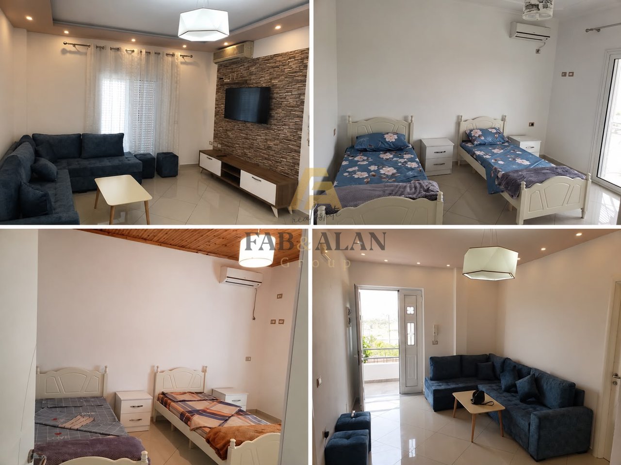 Vilë 3-katëshe me sipërfaqe 135m² dhe truall 400 m², me mobilim modern dhe hipotekë