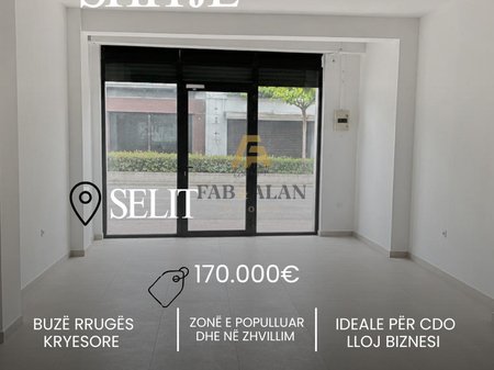Dyqan Për Shitje në Selitë, Tiranë - 170,000.00€ | 66 m²