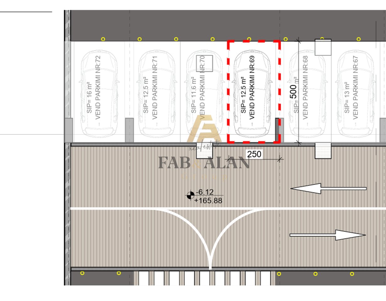 Posto auto in vendita a Kodra e Diellit Residence, Tirana - €29.724 | 27,25 m²