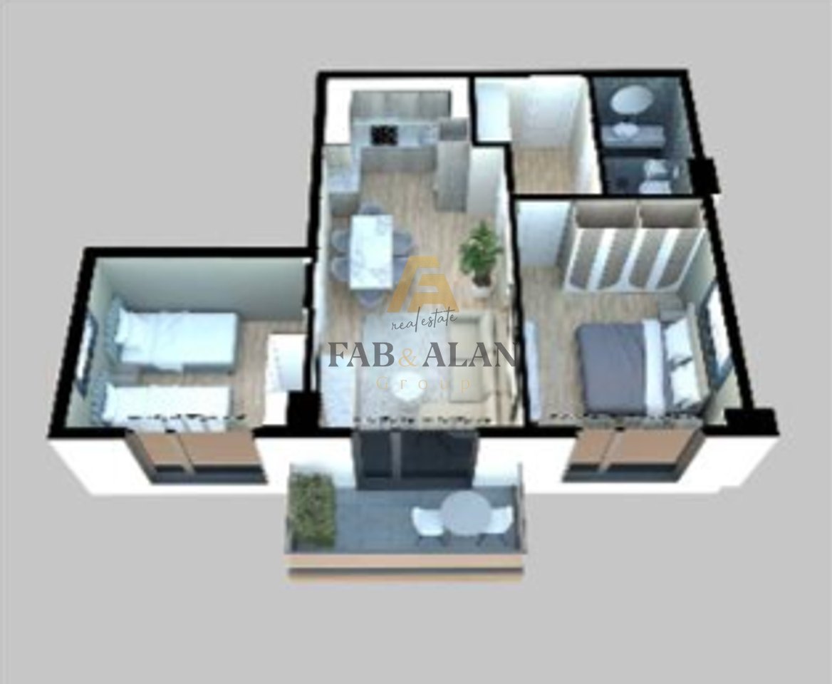 🏡 SHITET APARTAMENT 2+1 – GRAND BRILLIANT, QERRET