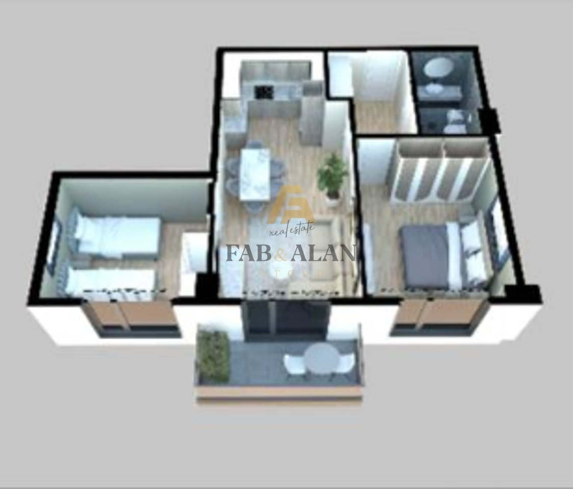 🏡 SHITET APARTAMENT 2+1 – GRAND BRILLIANT, QERRET