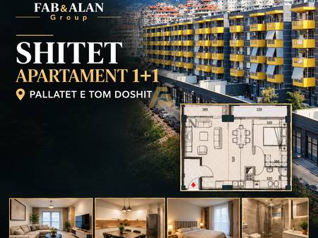 🏡 SHITET APARTAMENT 1+1 – PALLATET E TOM DOSHIT, SHKOZE