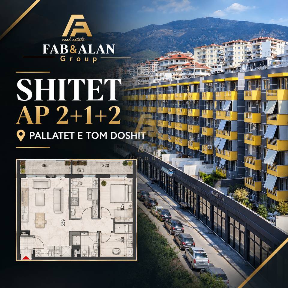 🏡 SHITET APARTAMENT 2+1+2 – PALLATET E TOM DOSHIT, SHKOZË