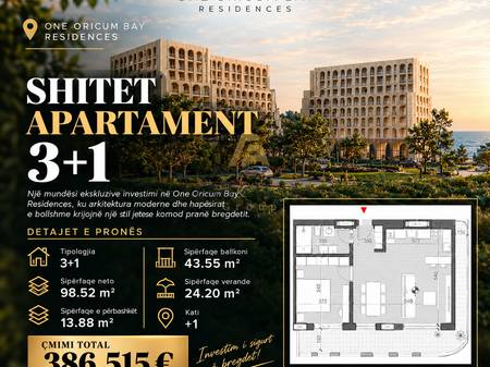 VENDESI APPARTAMENTO 3+1 – ONE ORICUM BAY RESIDENCES