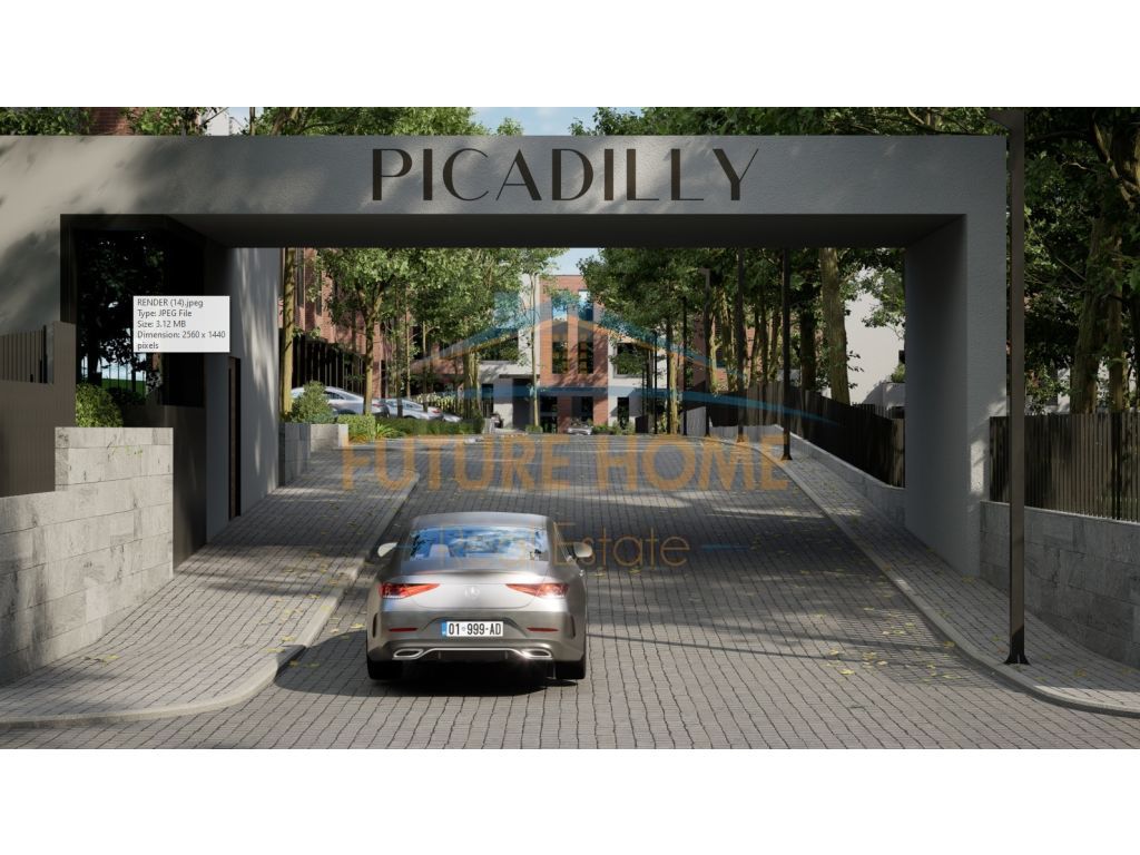 Shitet, Duplex 3+1+2 Poste Parkimi  Residenca PiCCADiLLY, TEG, Tiranë