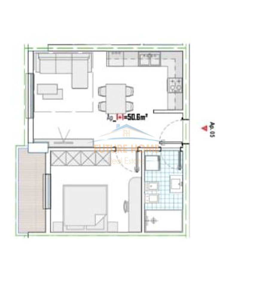 Vendita, Appartamento 1+1, Paskuqan, Tirana.