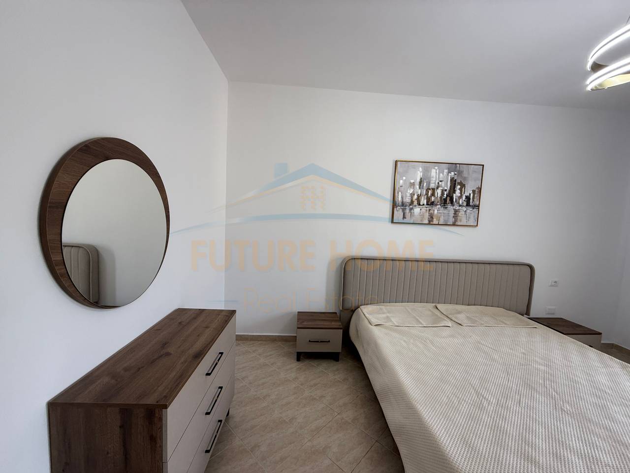 For rent, 1+1 apartment with balcony, Fresku Restaurant, Tirana