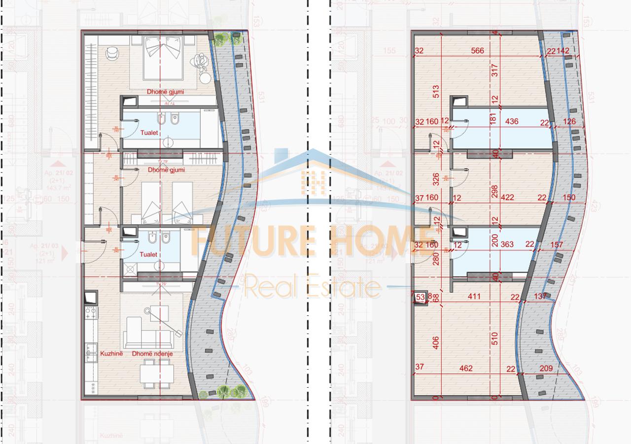 For sale, Apartment 2+1+2, Top Seven Tower