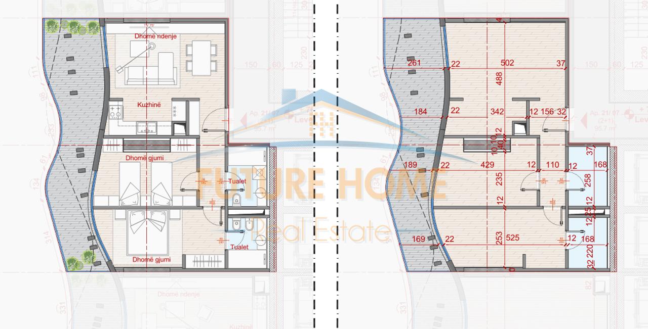 Shitet, Apartament 2+1+2,  Rezidenca Top Seven Tower