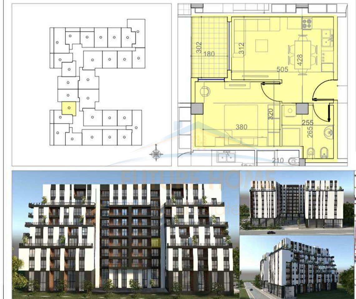 For sale, Apartment 1+1+Parking space, Paskuqan.