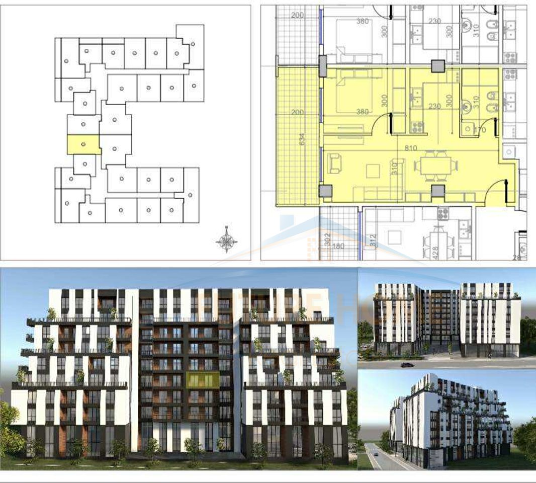 Shitet, Apartament 1+1+Post parkimi , Paskuqan.
