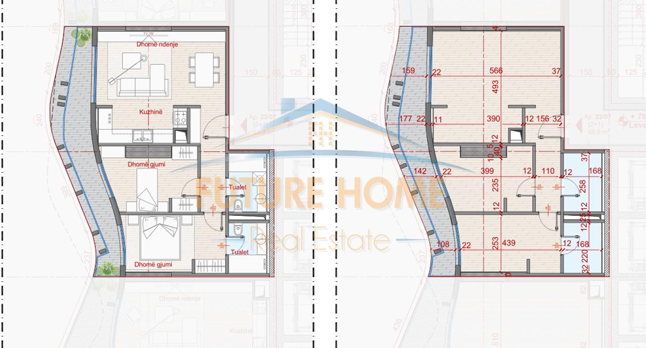 In vendita, Appartamento 2+1+2, Top Seven Tower Residence
