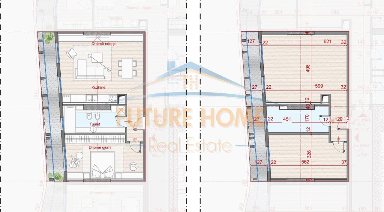 Shitet, Apartament 1+1,  Rezidenca Top Seven Tower