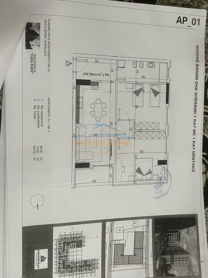 Shitet, Apartament 2+1, Color Splash Residence, Paskuqan.