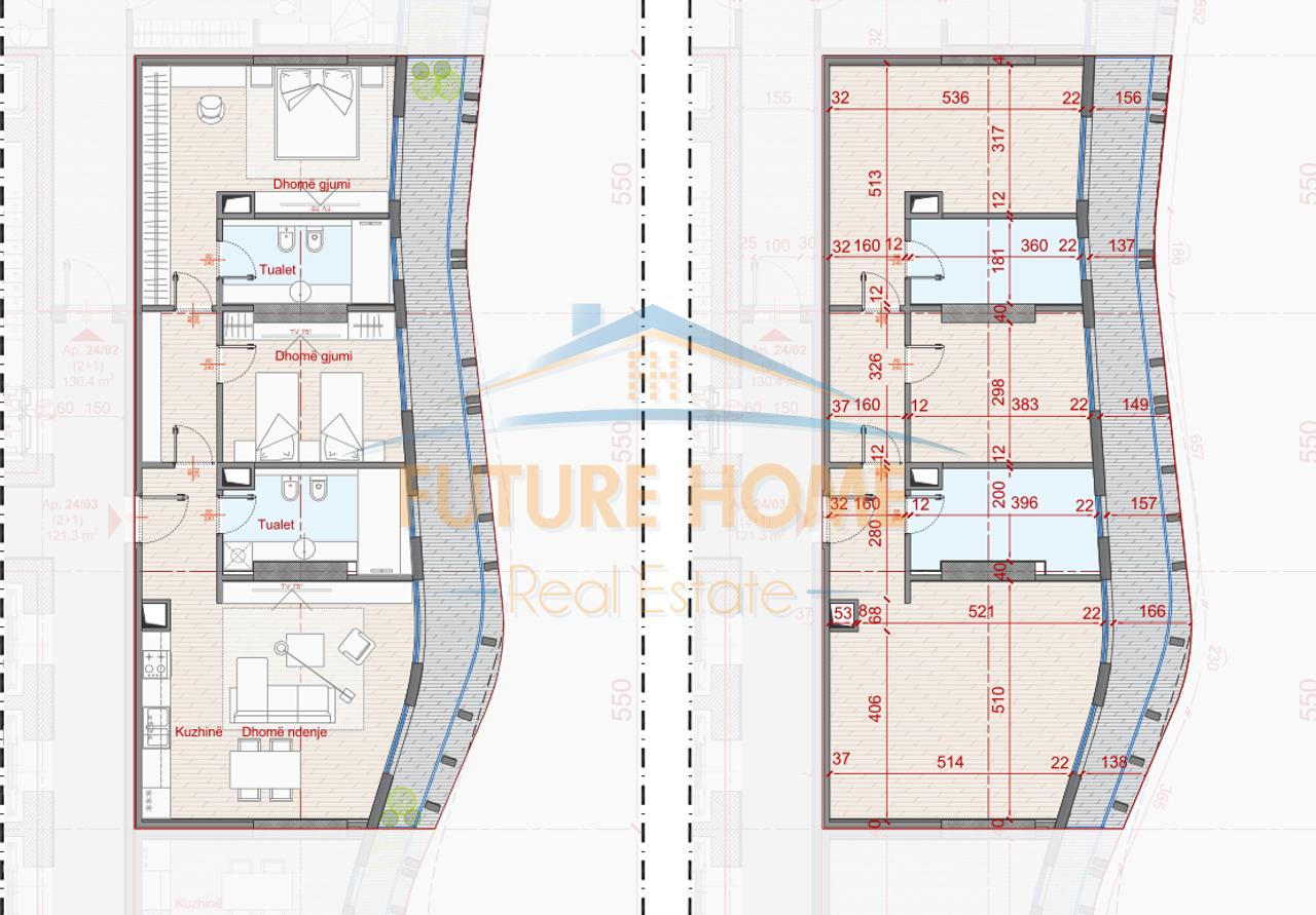 Shitet, Apartament 2+1+2,  Rezidenca Top Seven Tower