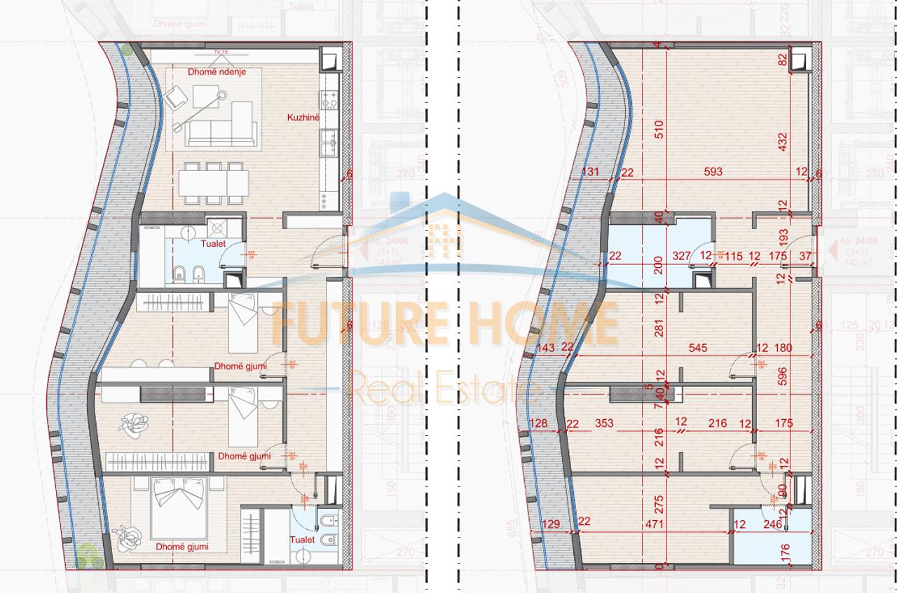 Shitet, Apartament 3+1+2,  Rezidenca Top Seven Tower