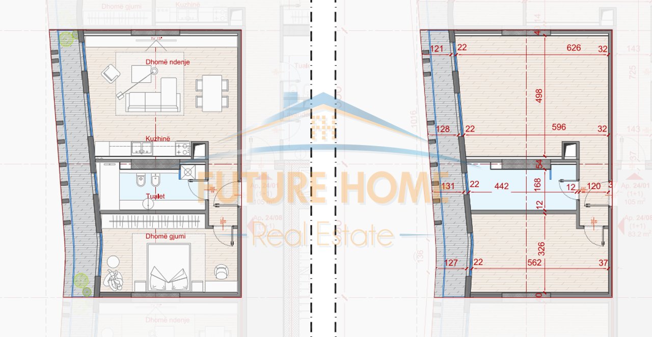 Shitet, Apartament 1+1,  Rezidenca Top Seven Tower