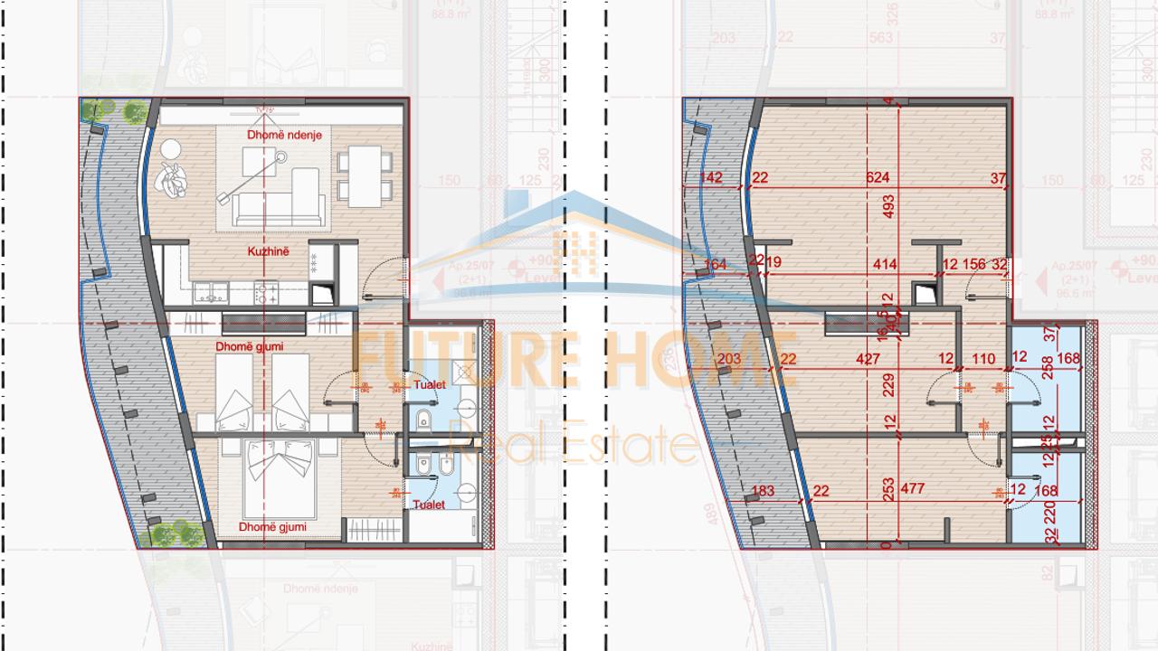Shitet, Apartament 2+1+2,  Rezidenca Top Seven Tower