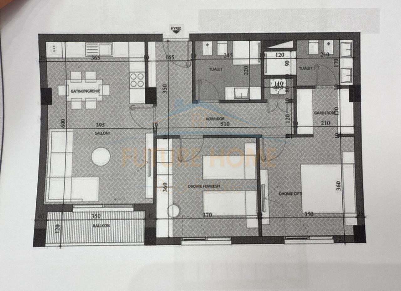 Vendesi Appartamento 1+1, Complesso "Diellon", Paskuqan, Tirana