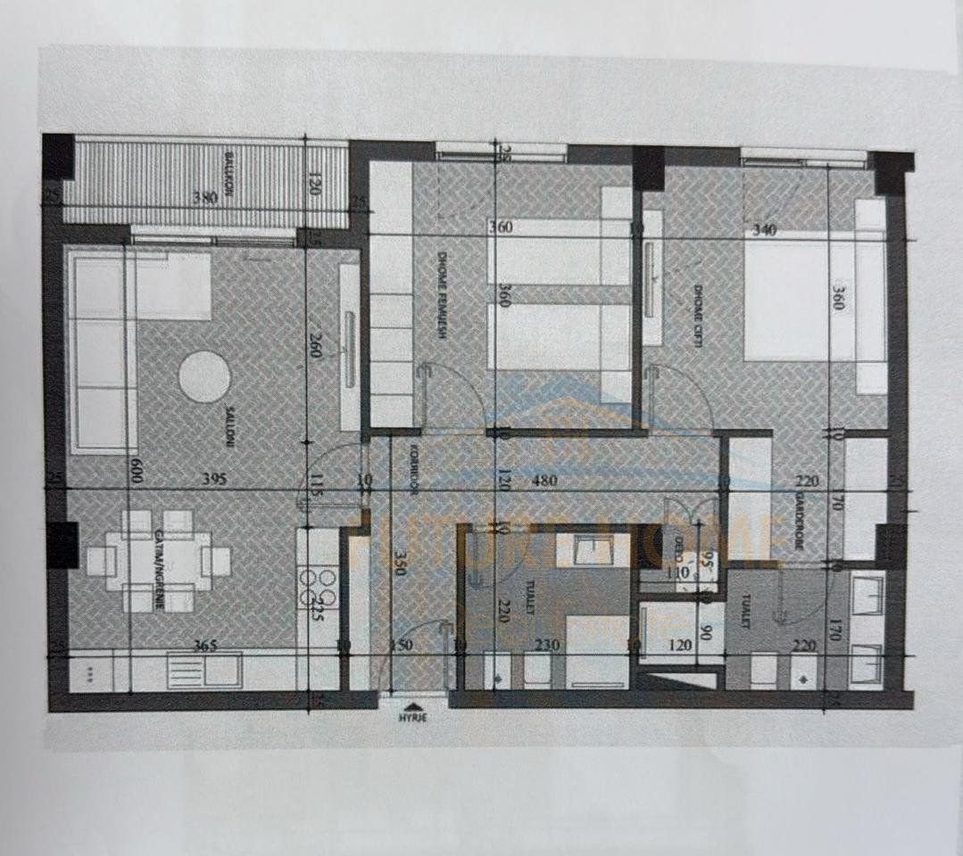 Shitet Apartament 2+1+2, Kompleksi “Diellon”, Paskuqan, Tirane