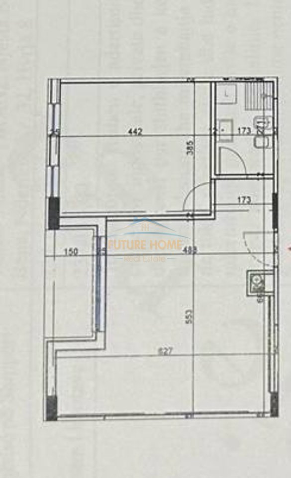 Shitet, Apartament 1+1, Bulevardi i Ri, Tiranë.