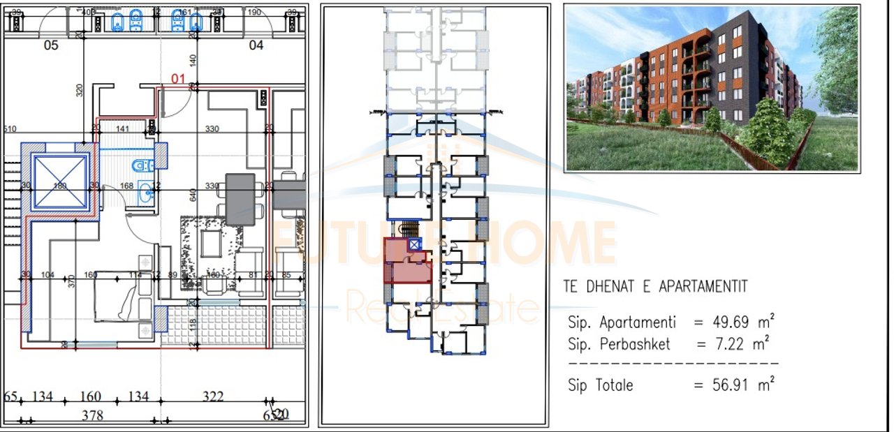 For sale, 1+1 Apartment, Lake Side, Paskuqan, Tirana.