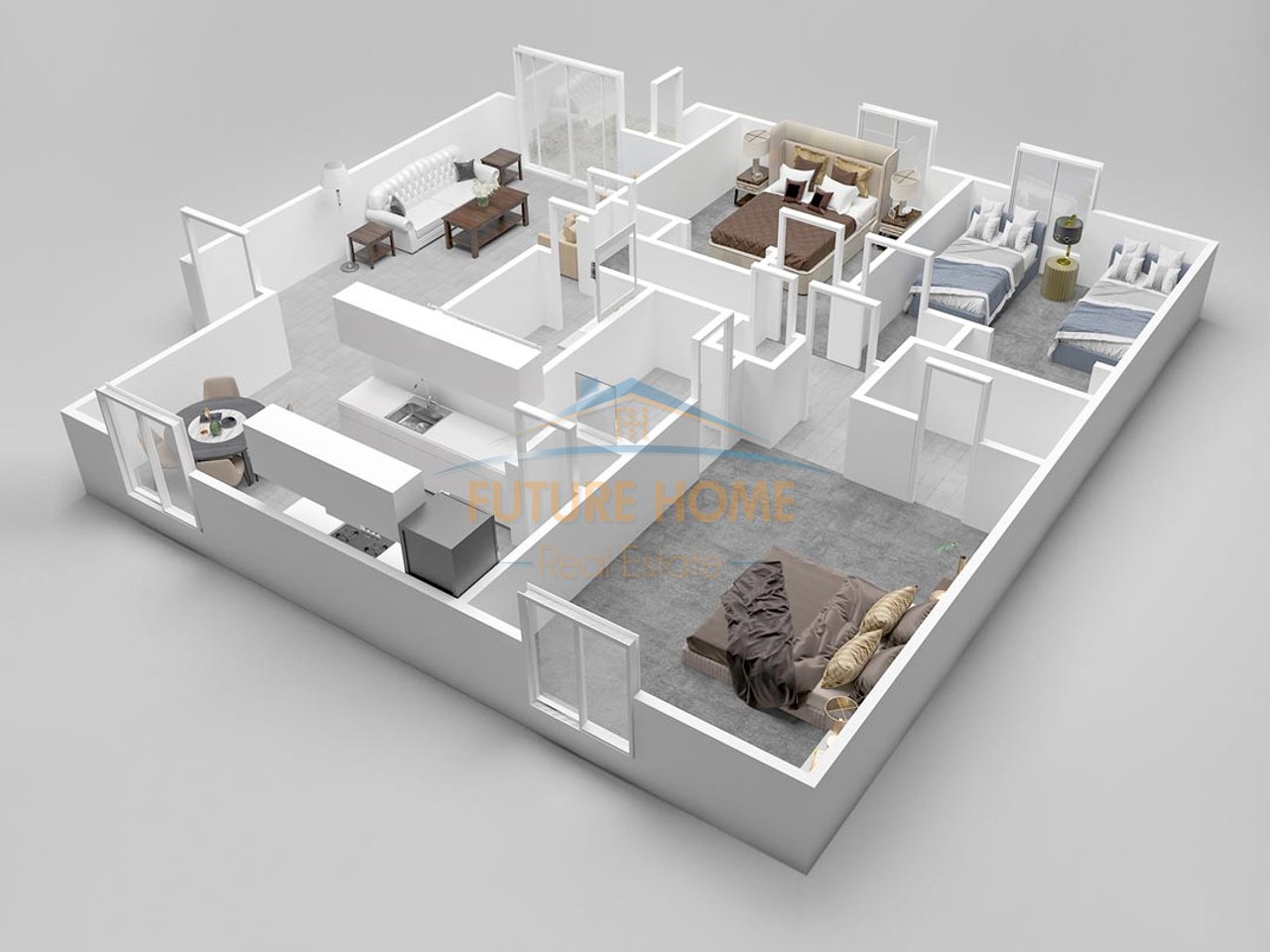 Shitet, Apartament 3+1+2,  Materniteti i Ri, Tiranë.