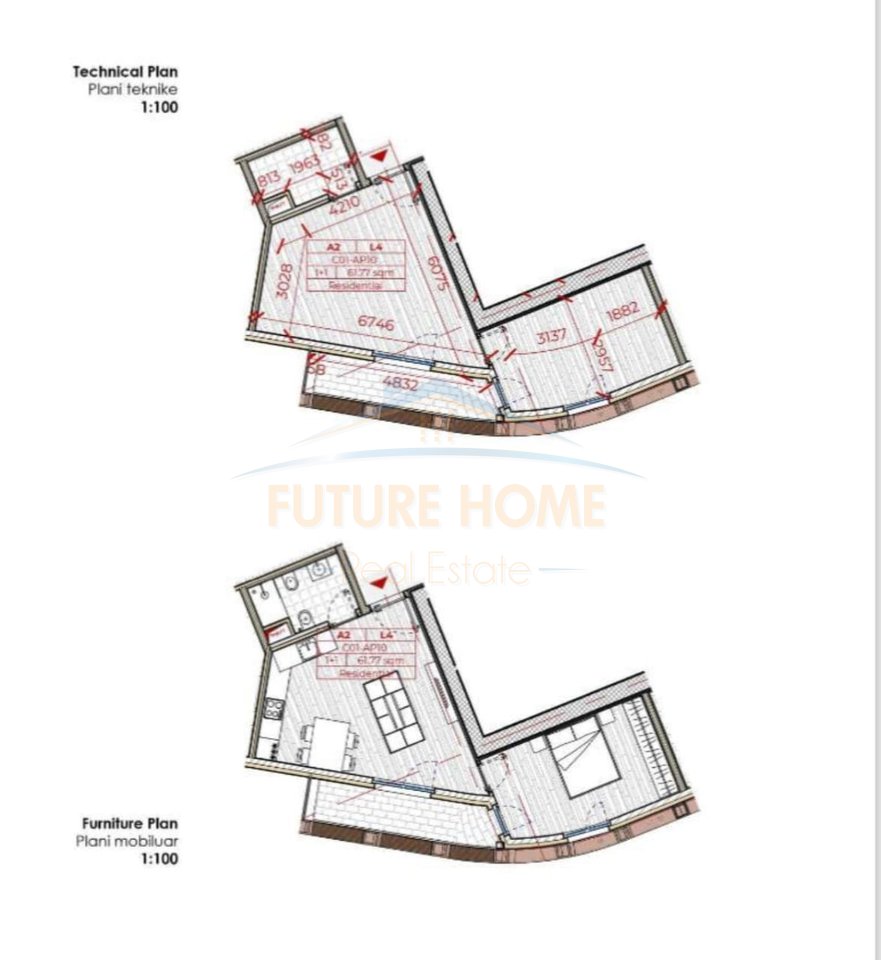 Shitet, Apartament 1+1, Vasil Shanto, Tiranë.