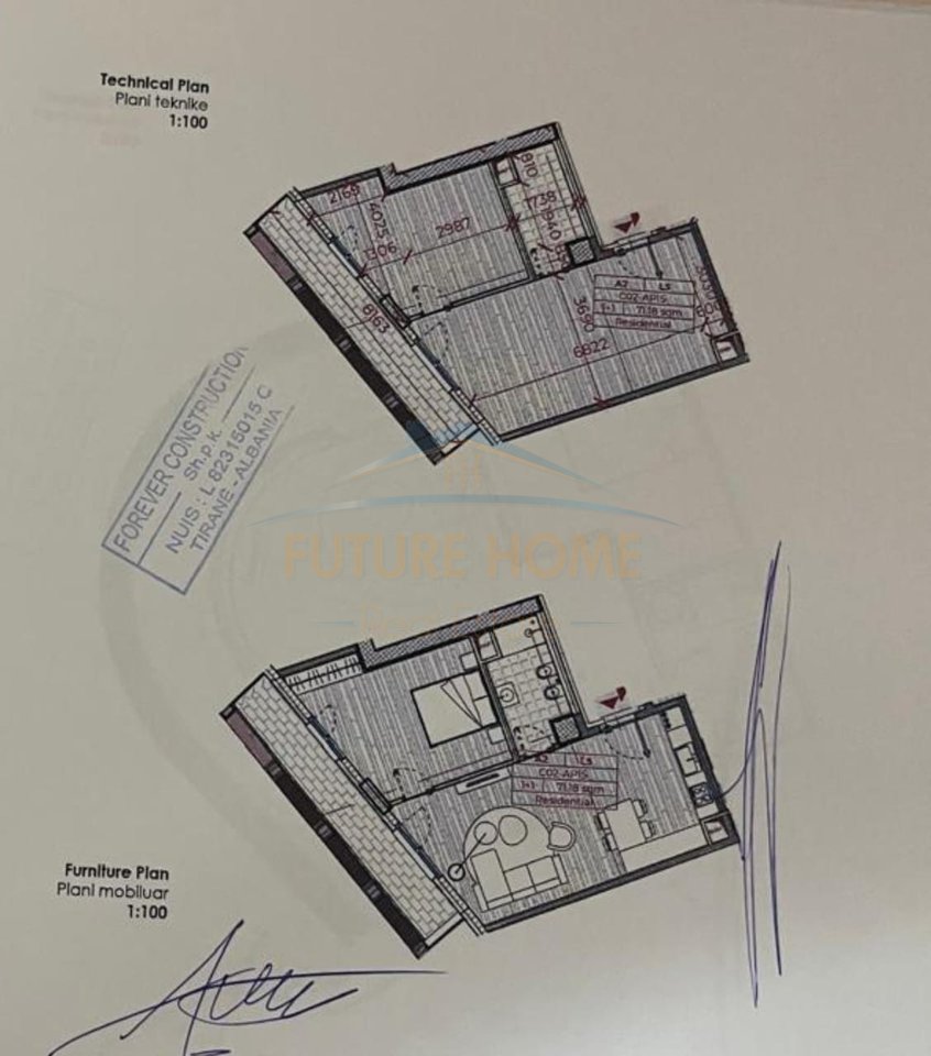 In vendita, Appartamento 1+1, Vasil Shanto, Tirana.