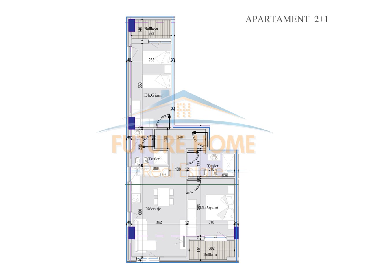 In vendita, Appartamento 2+1, Casa Italia, Tirana Ingresso 2