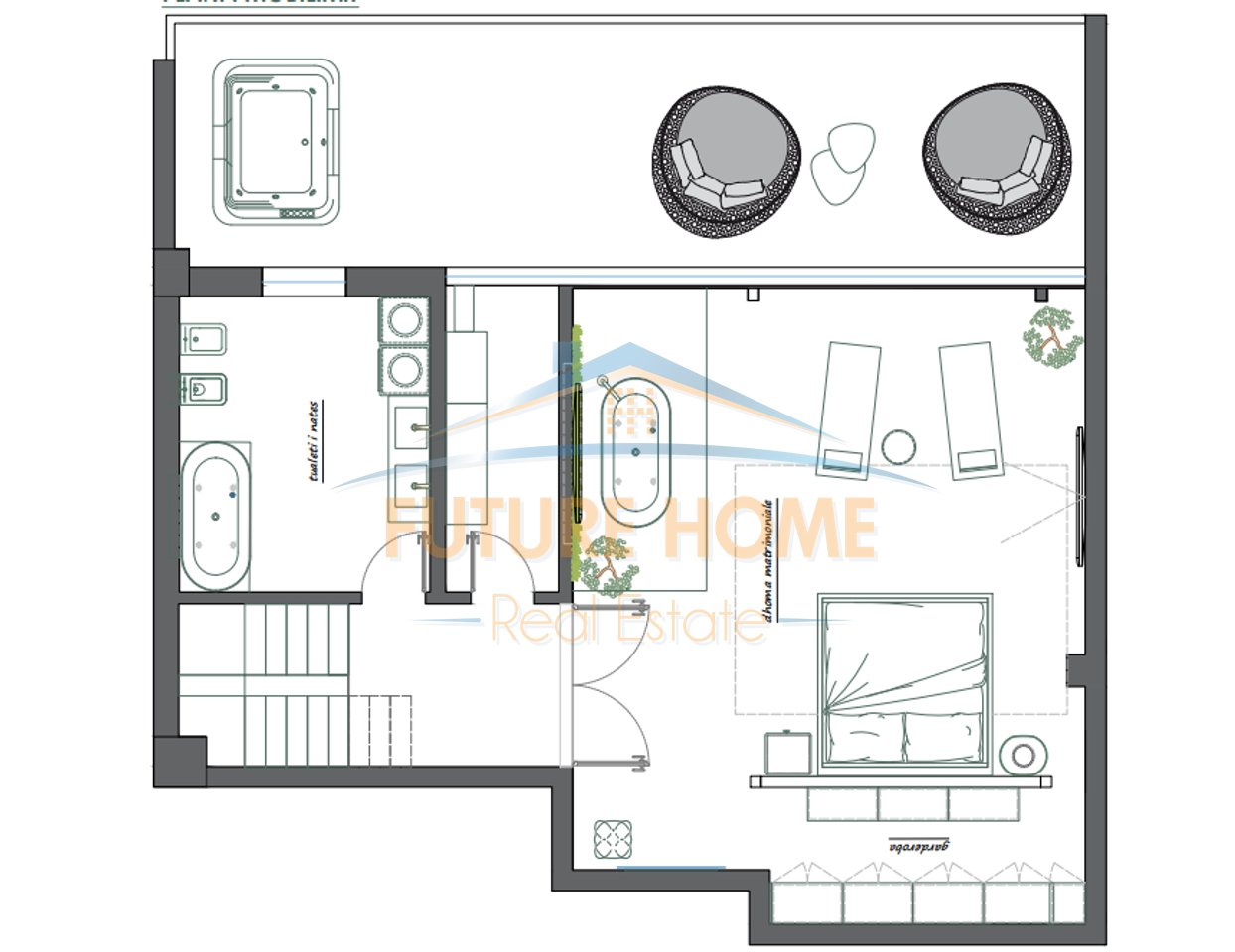 For sale, Duplex 2+1+2, Shalvarët