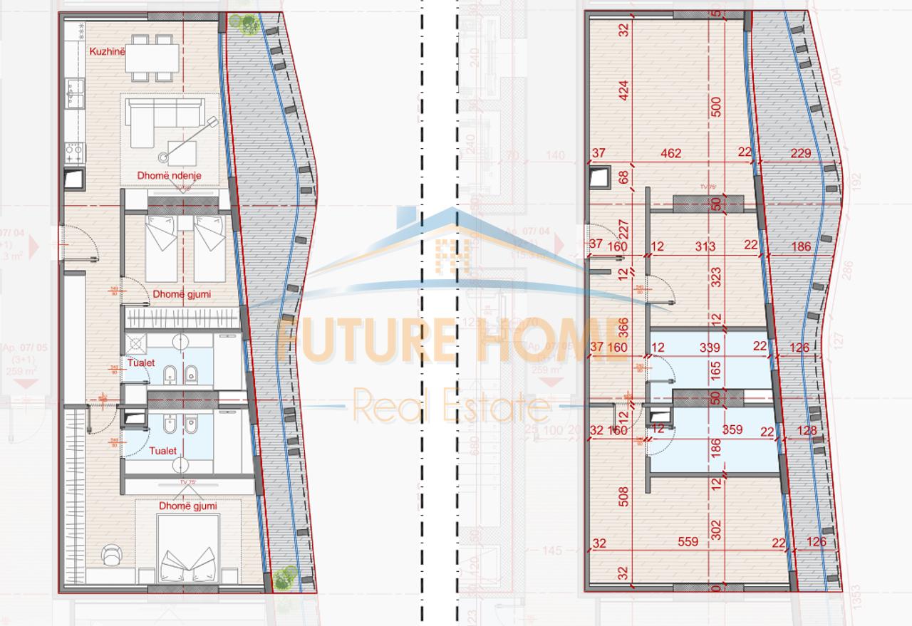 In vendita, Appartamento 2+1+2, Top Seven Tower Residence
