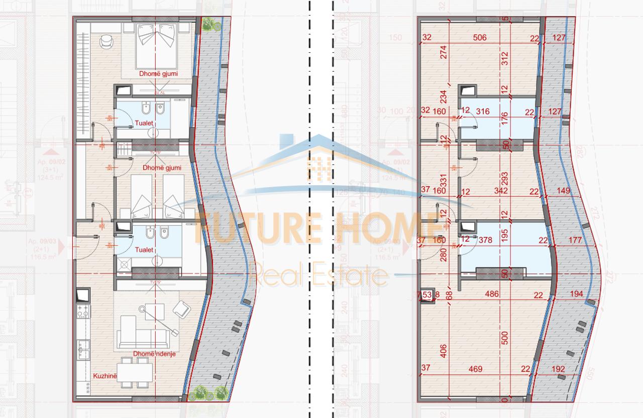 For sale, Apartment 2+1+2, Top Seven Tower Residence