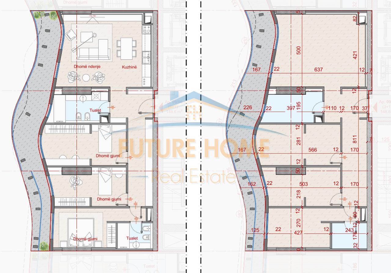 For sale, Apartment 3+1+2, Top Seven Tower Residence