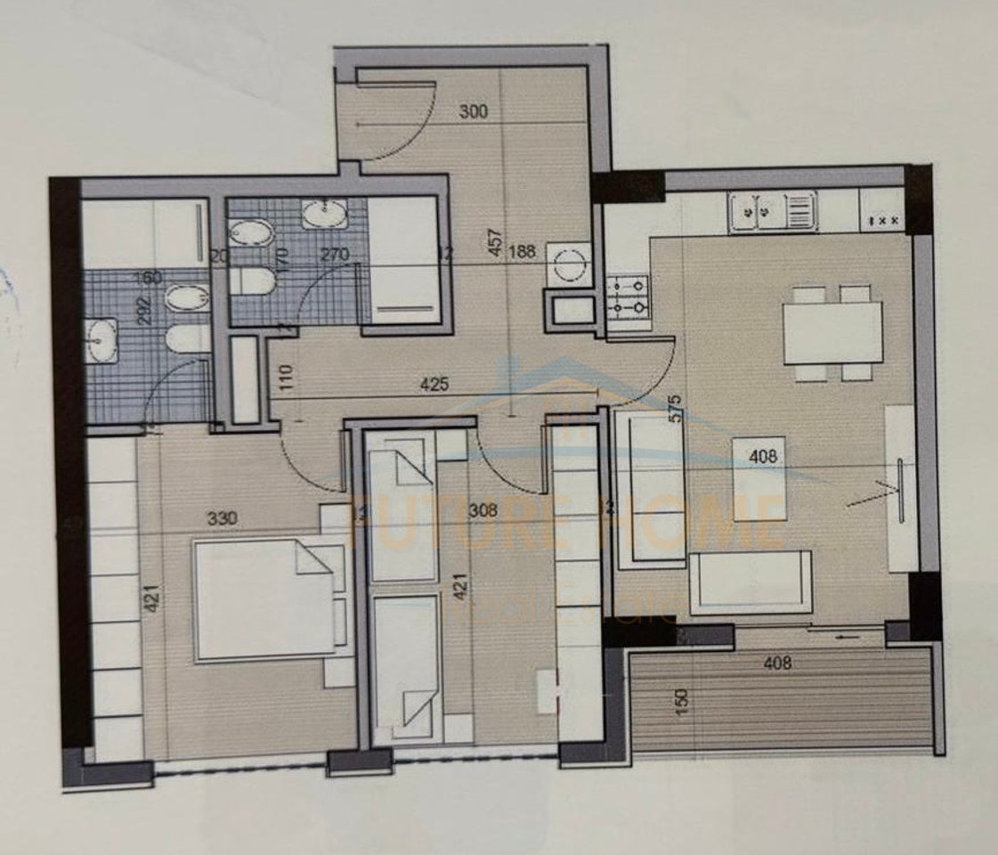 Shitet, Apartament 2+1+2, Kompleksi Univers City, Qtu.