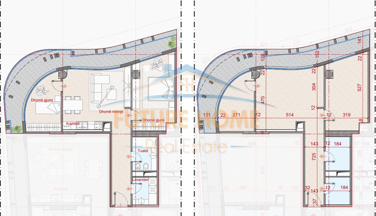 Shitet, Apartament 2+1, Rezidenca Top Seven Tower