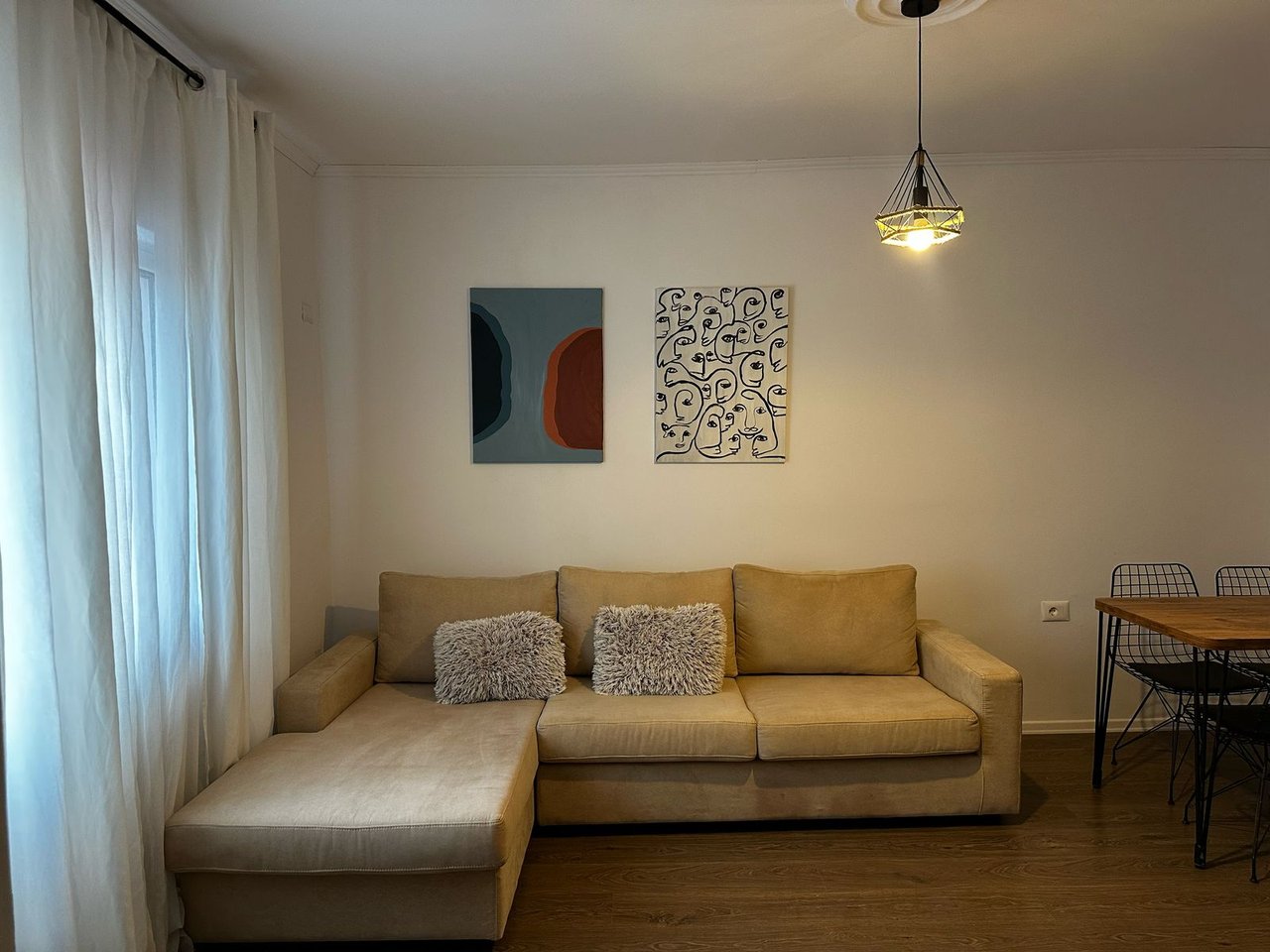 For rent, 1+1 Apartment, "Irfan Tomini" Street, Tirana
