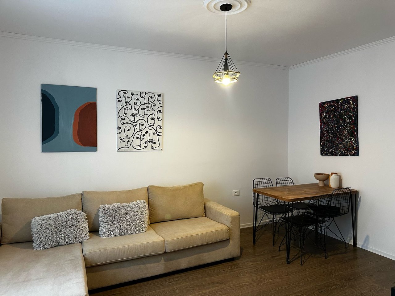 For rent, 1+1 Apartment, "Irfan Tomini" Street, Tirana