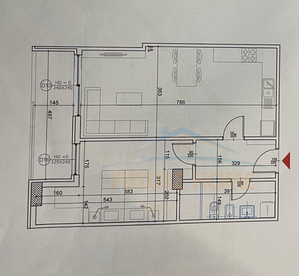 Shitet, Apartament 1+1. Liqeni i Thatë, Tiranë.