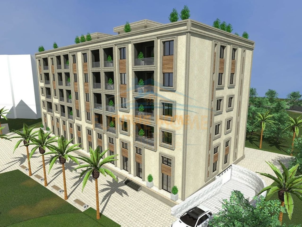 In vendita, appartamento 2+1, Seluna Residence, Mali Robit, Kavajë.
