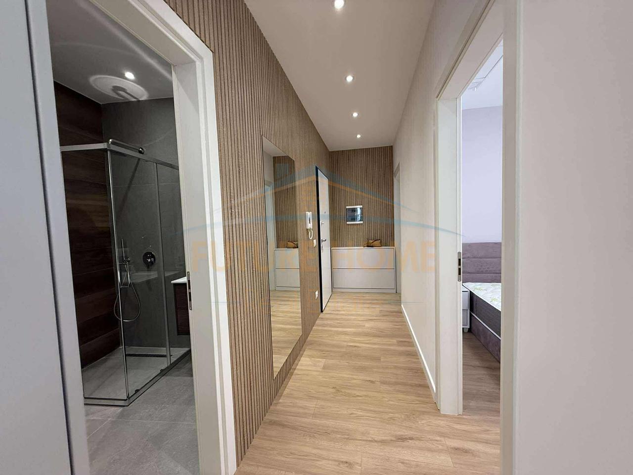 For rent, 2+1+2 apartment + parking space, New Boulevard, Tirana.