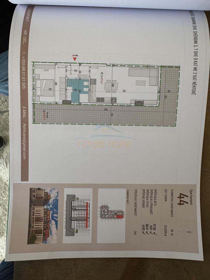 Shitet, Apartament 1+1, Kamëz, Tiranë.