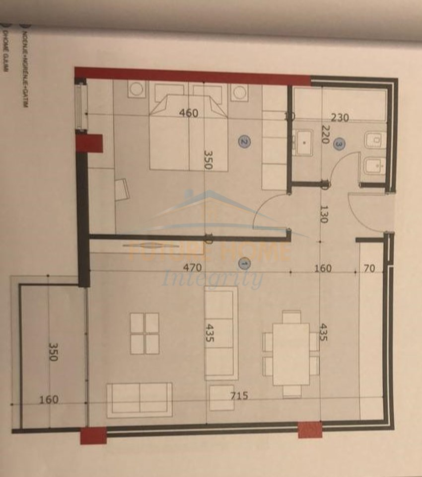 Shitet, Apartament 1+1, Ali Demi, Tiranë.